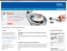 Tablet Screenshot of mx.krohne.com