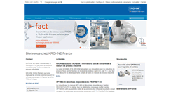 Desktop Screenshot of fr.krohne.com